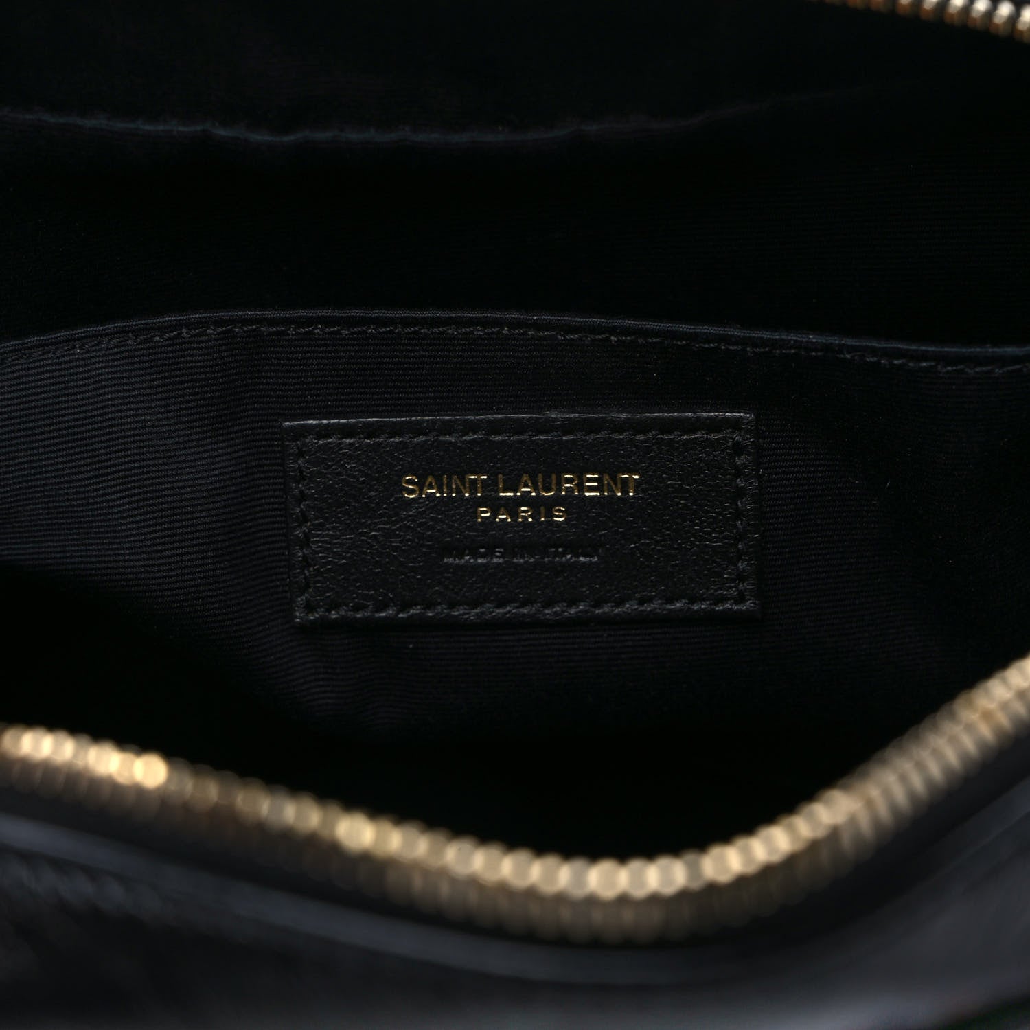 Saint Laurent Tweed Calfskin Monogram Lou Camera Bag Black 6 of 11