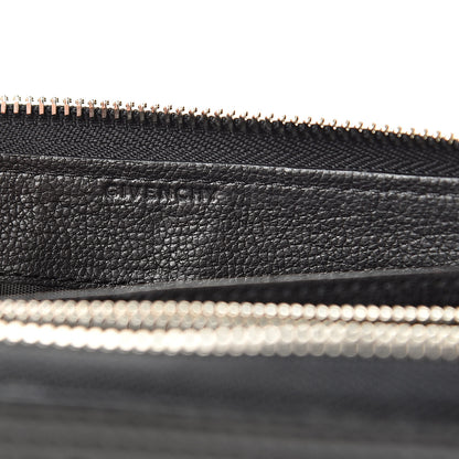 Givenchy Sugar Goatskin Pandora Half Zip Long Wallet Black 6 of 15