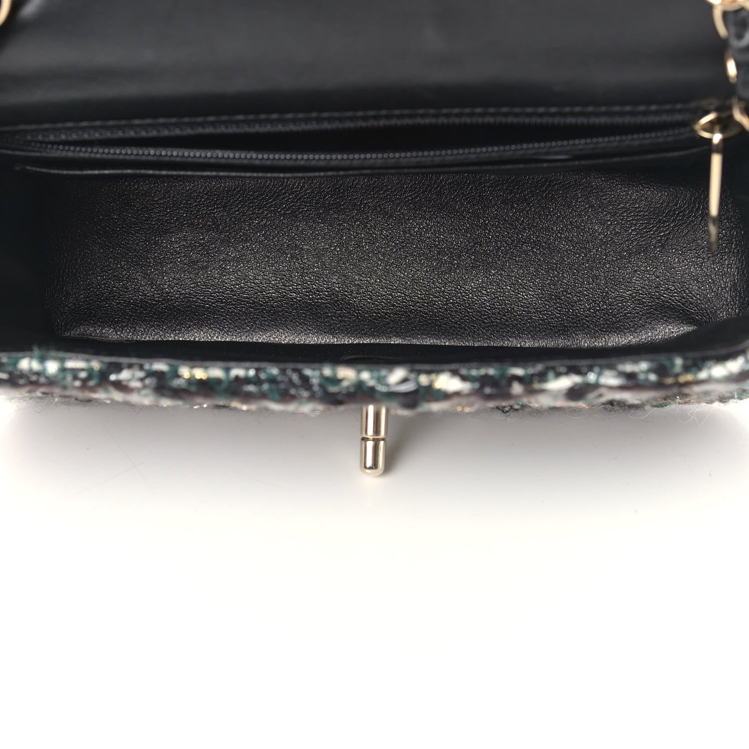 Chanel Tweed Braid Mini Flap Blue Multicolor 5 of 10