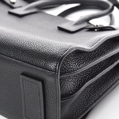Saint Laurent Grained Calfskin Baby Sac De Jour Souple Black 13 of 18