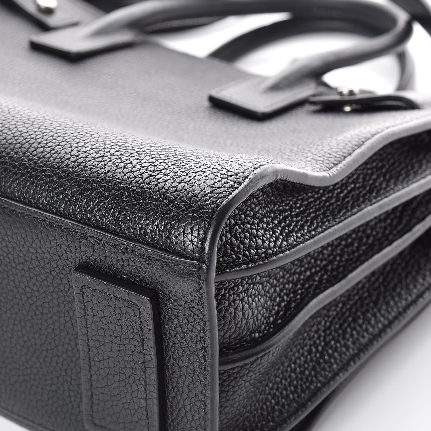 Saint Laurent Grained Calfskin Baby Sac De Jour Souple Black 13 of 18