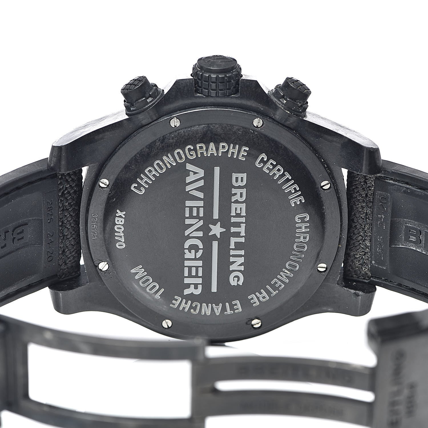 Breitling Breitlight Canvas 50mm Avenger Hurricane 12H Automatic Watch Volcano Black XBO170 5 of 10
