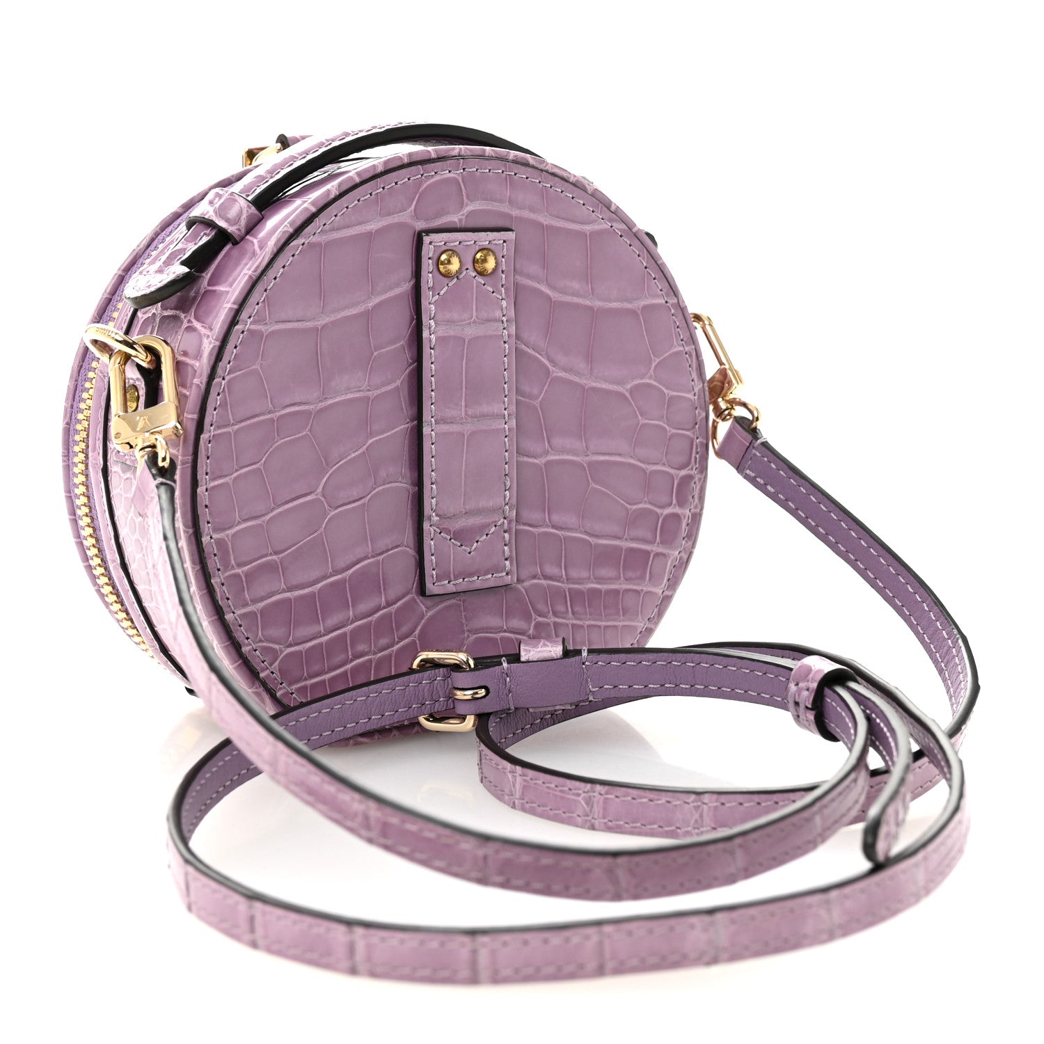 Louis Vuitton Alligator Mini Boite Chapeau Purple 3 of 9