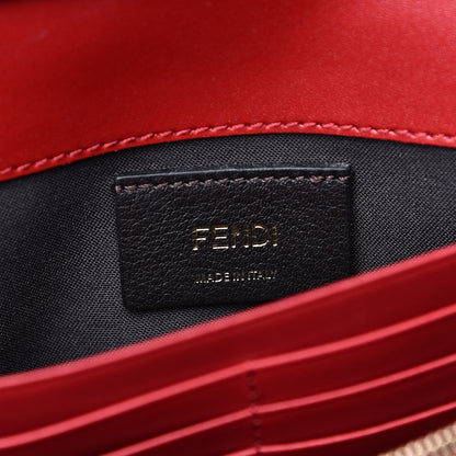 Fendi Vitello Liberty Lucido F is Fendi Wallet on Chain Fragola 6 of 9