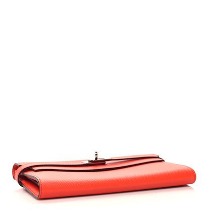 Hermes Epsom Kelly Longue Wallet Orange 4 of 9