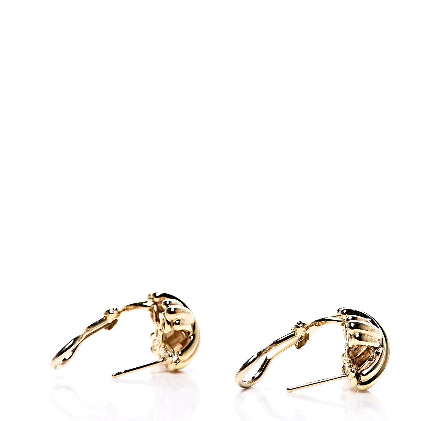 18K Yellow Gold Signature X Earrings
