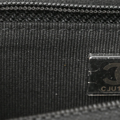 Chanel Caviar Quilted Boy Wallet On Chain WOC Black 8 of 12