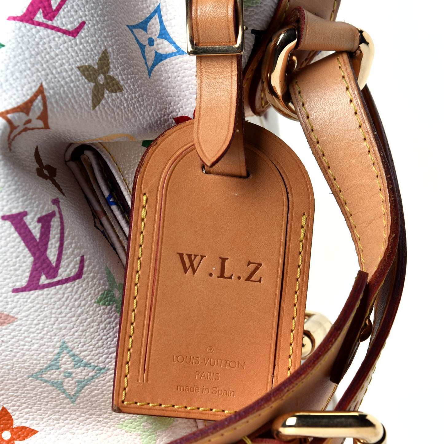 Monogram Multicolor Petit Noe White