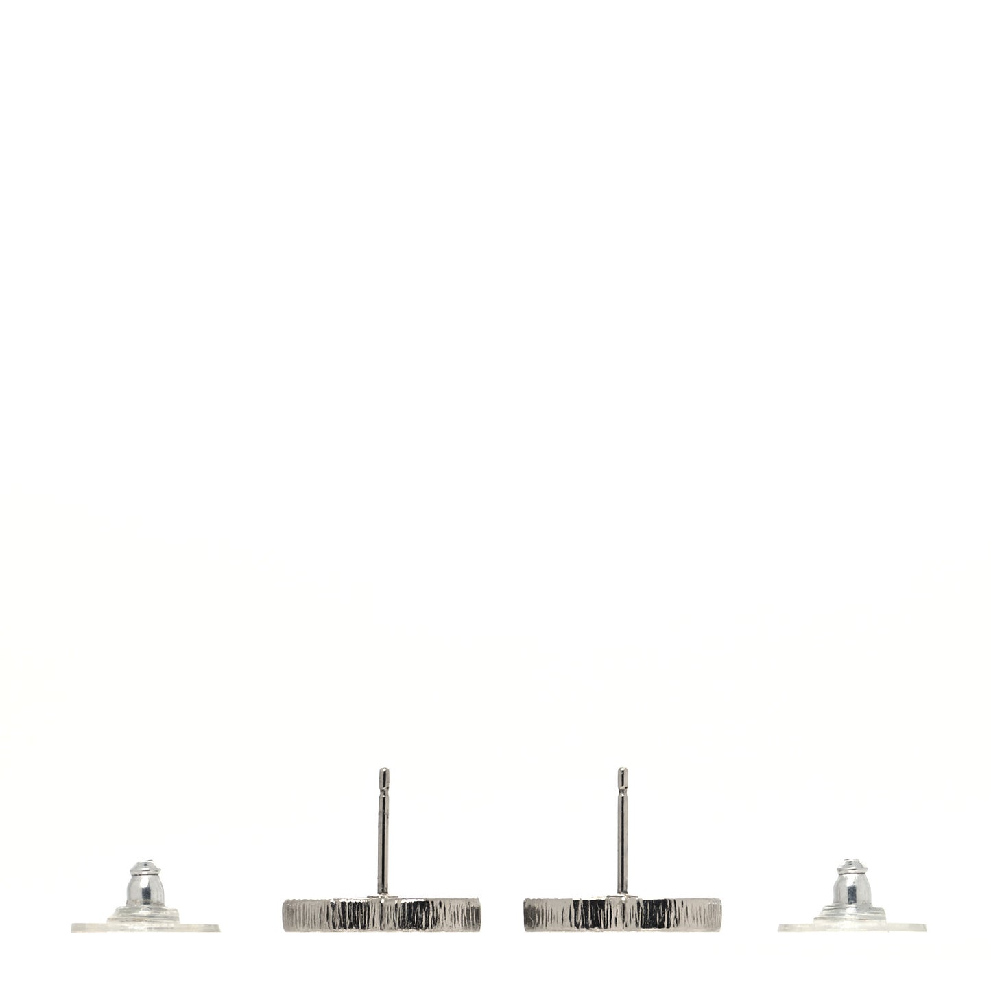 Crystal Timeless CC Earrings Silver