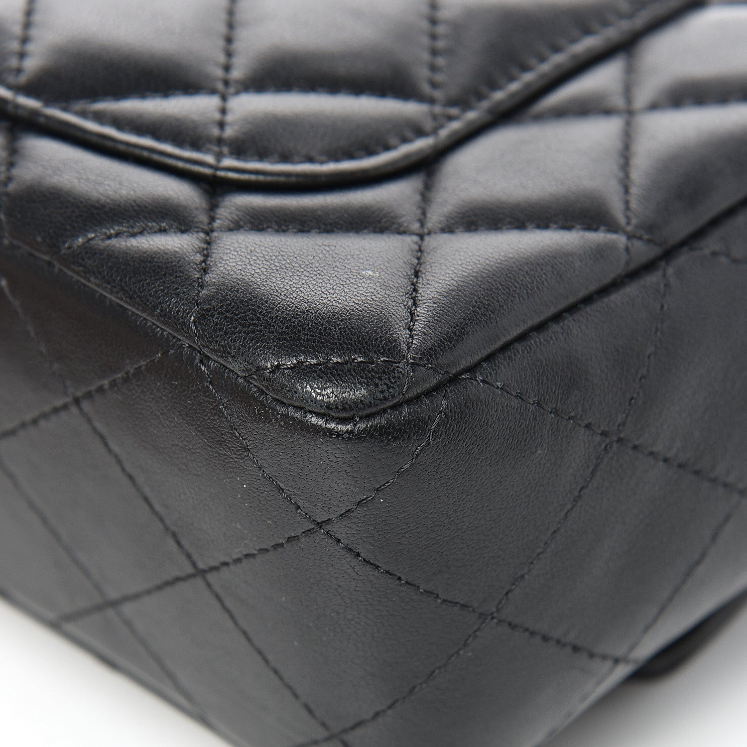 Chanel Lambskin Quilted Mini Rectangular Flap Black 11 of 16