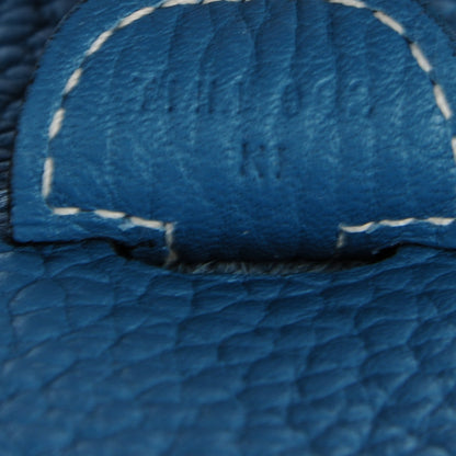 Hermes Taurillon Clemence Evelyne III PM Blue Jean 6 of 9
