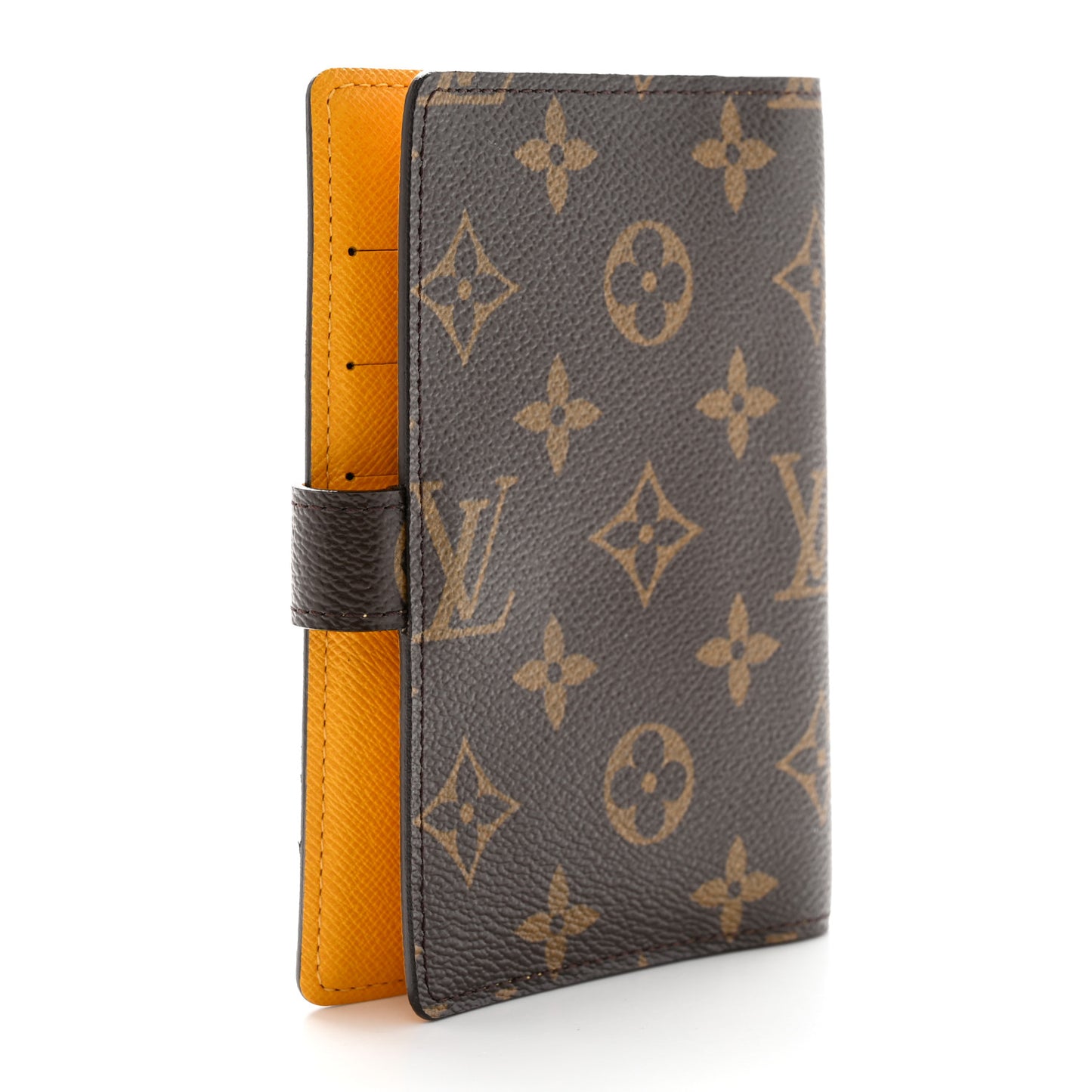Monogram Groom Small Ring Agenda Cover Yellow