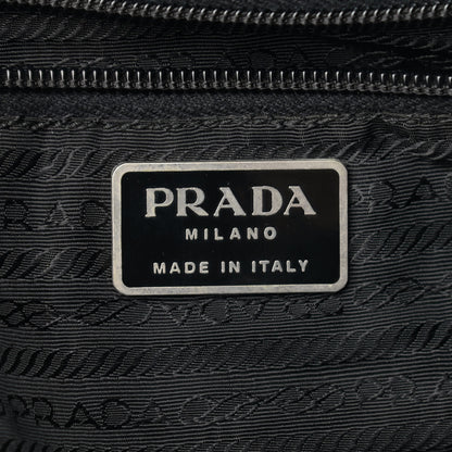 Prada Nylon Vela Medium Backpack Black 8 of 13