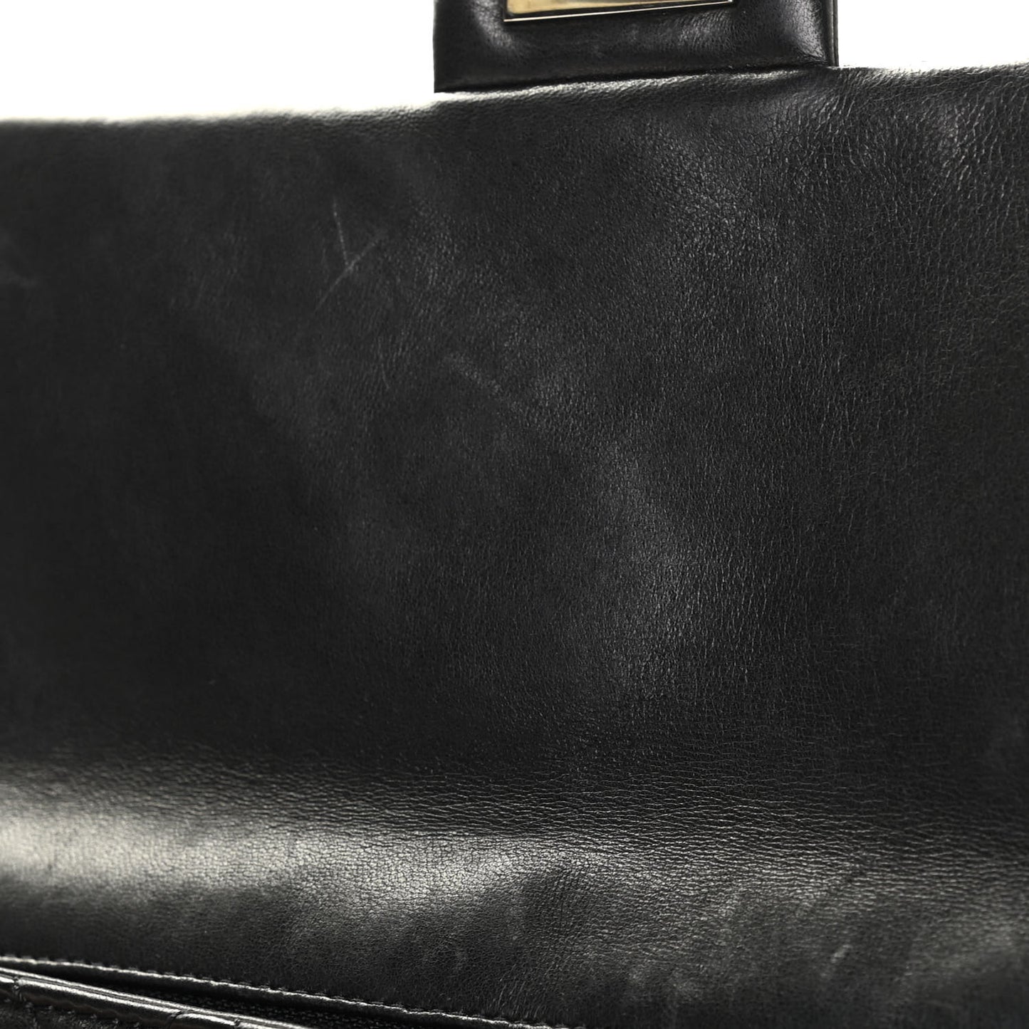 Calfskin Quilted Large Roll 2.55 Reissue Clutch Black