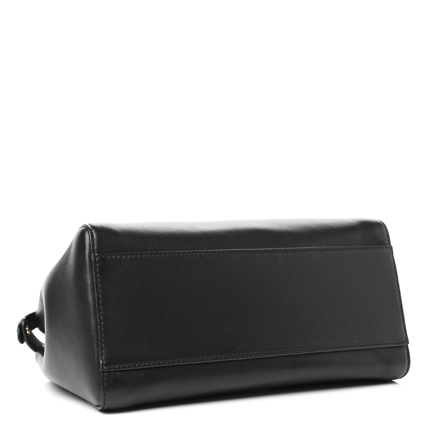 Nappa Stacked Bar Mini Peekaboo Iconic Satchel Black