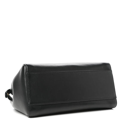 Fendi Nappa Stacked Bar Mini Peekaboo Iconic Satchel Black 4 of 8