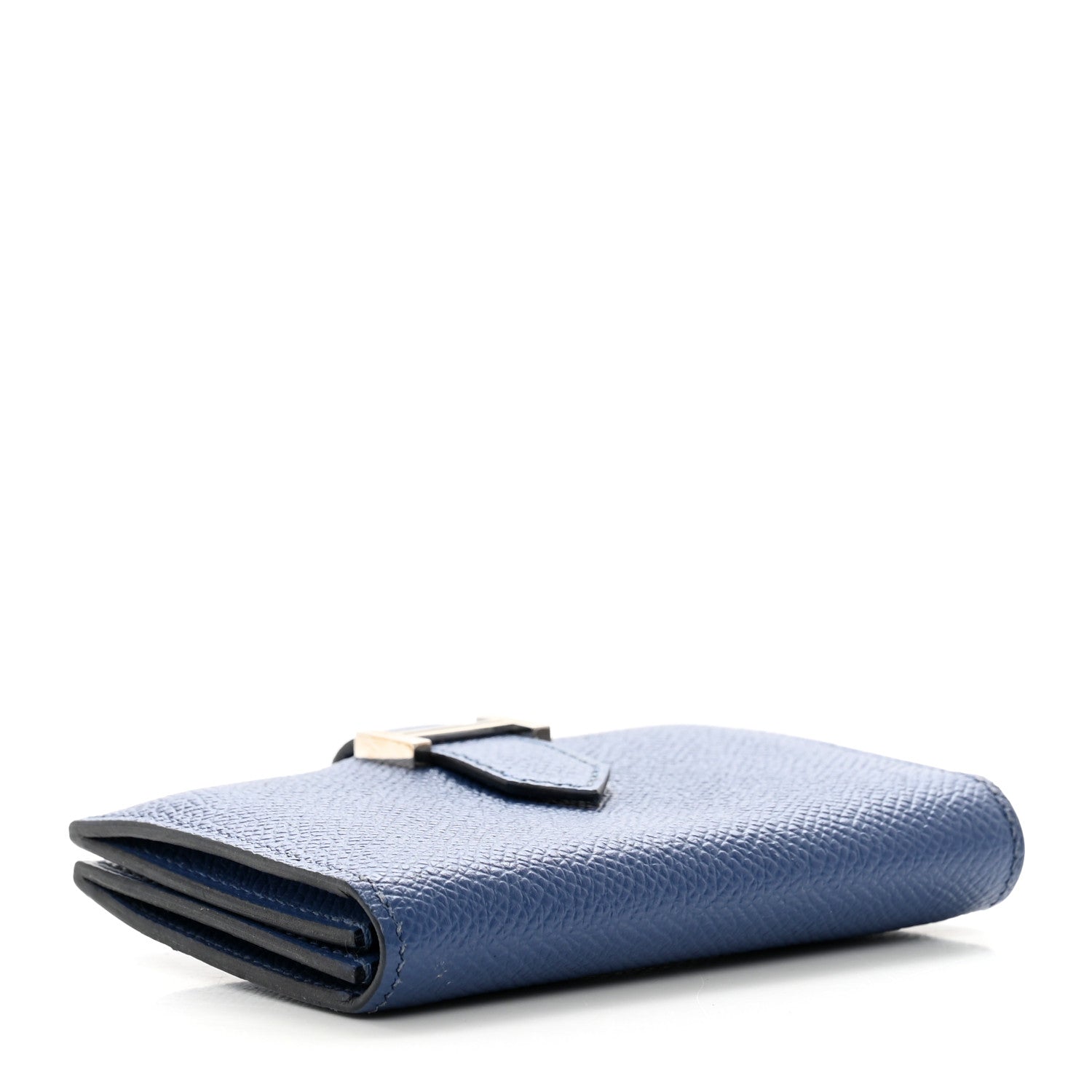 Hermes Epsom Bearn Card Holder Wallet Bleu Brighton 4 of 9