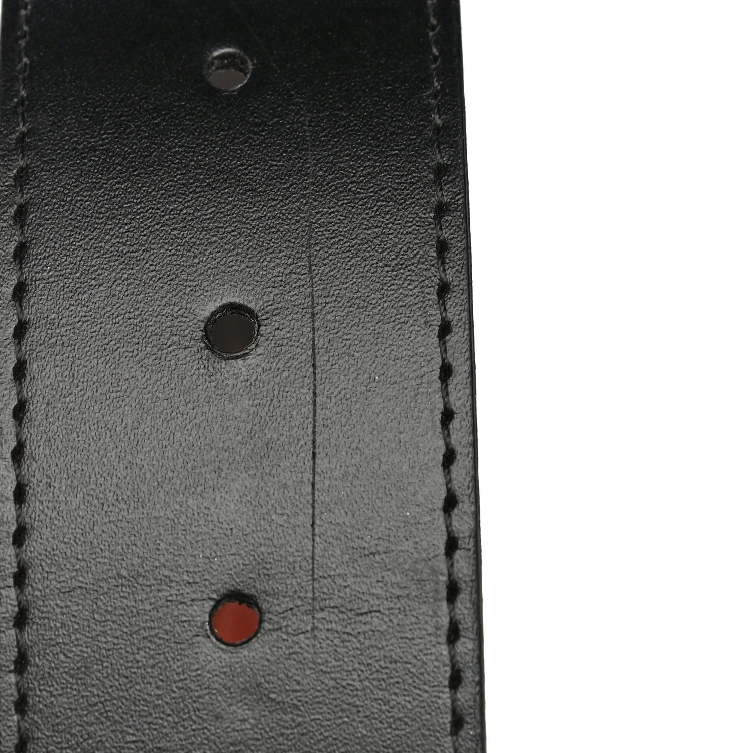 Louis Vuitton Calfskin Monogram 30mm LV Initiales Reversible Belt 80 32 Black 7 of 10