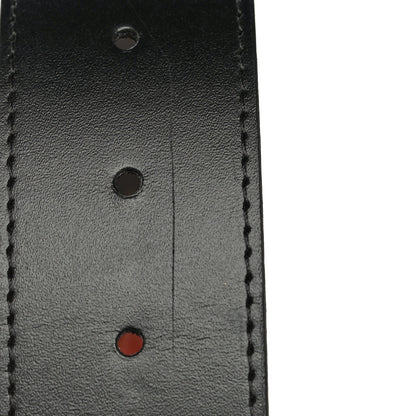 Louis Vuitton Calfskin Monogram 30mm LV Initiales Reversible Belt 80 32 Black 7 of 10