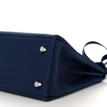 Hermes Togo Kelly Retourne 25 Bleu Saphir 9 of 10