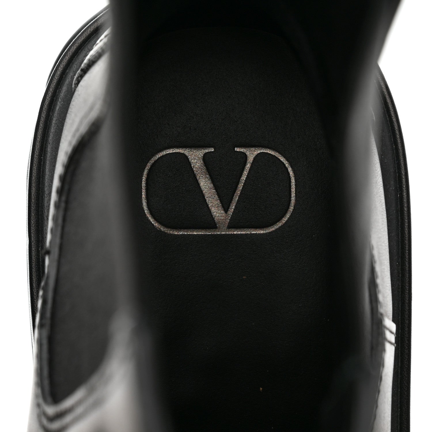 Valentino Garavani Calfskin VLOGO Uniqueform Chelsea 55/85mm Flatform Ankle Boots 40 Black 6 of 9