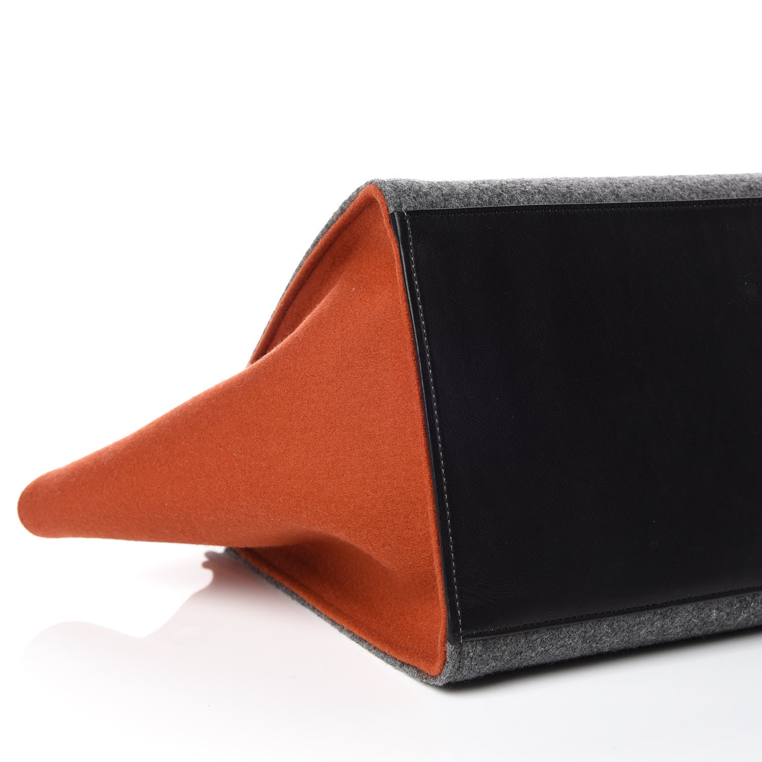 Celine Felt Smooth Calfskin Tri-color Medium Trapeze Brick 6 of 12