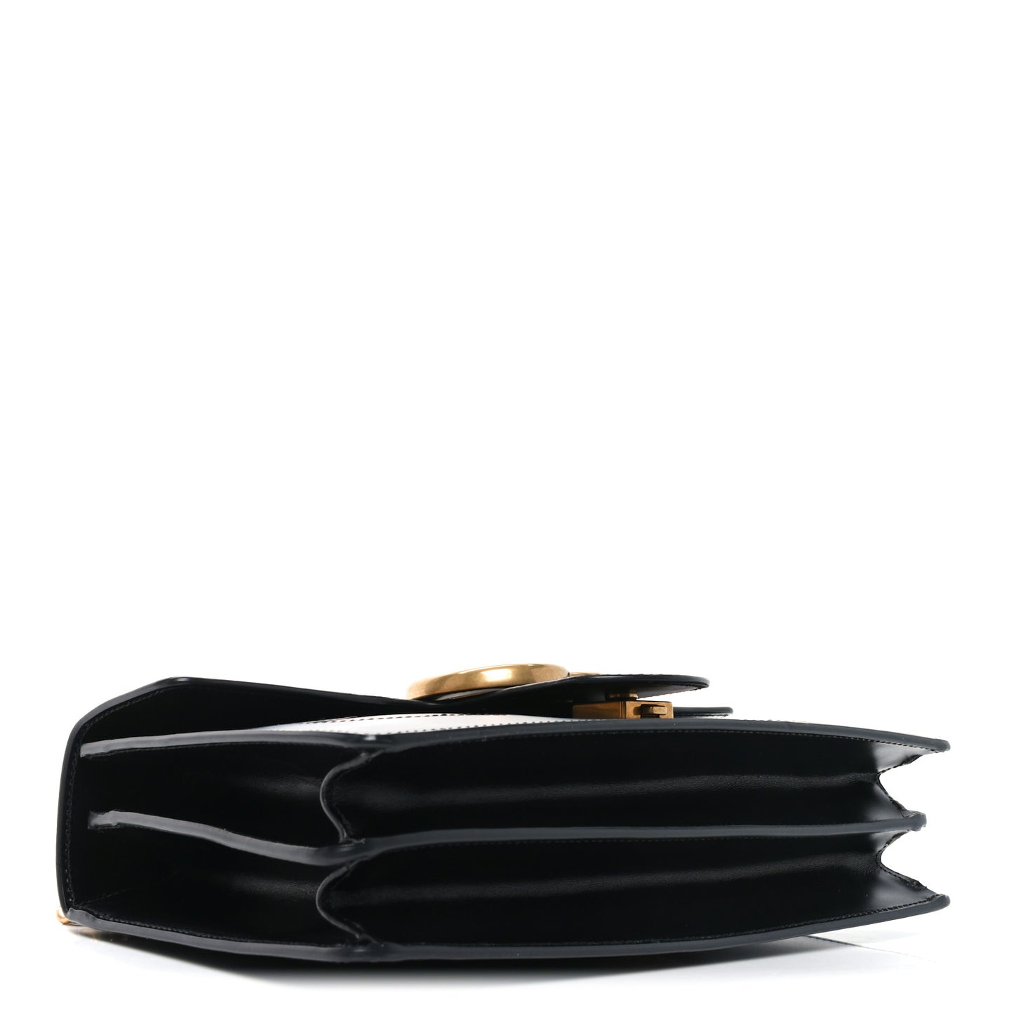 Knight Calfskin Malaga Kid Heart Medium GG Marmont Chain Handle Bag Black Hibiscus Red Multicolor