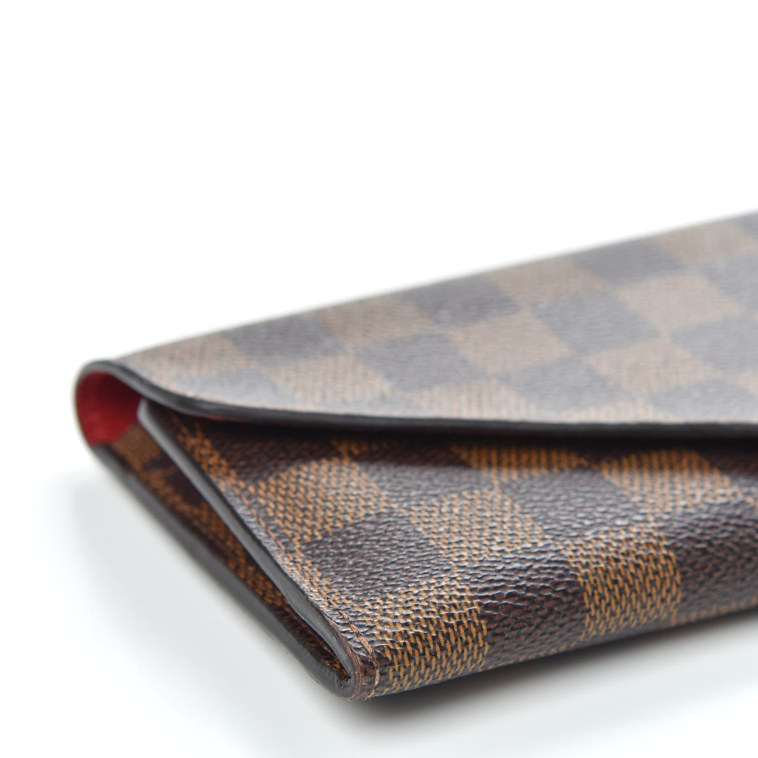 Louis Vuitton Damier Ebene Josephine Wallet Red 10 of 11
