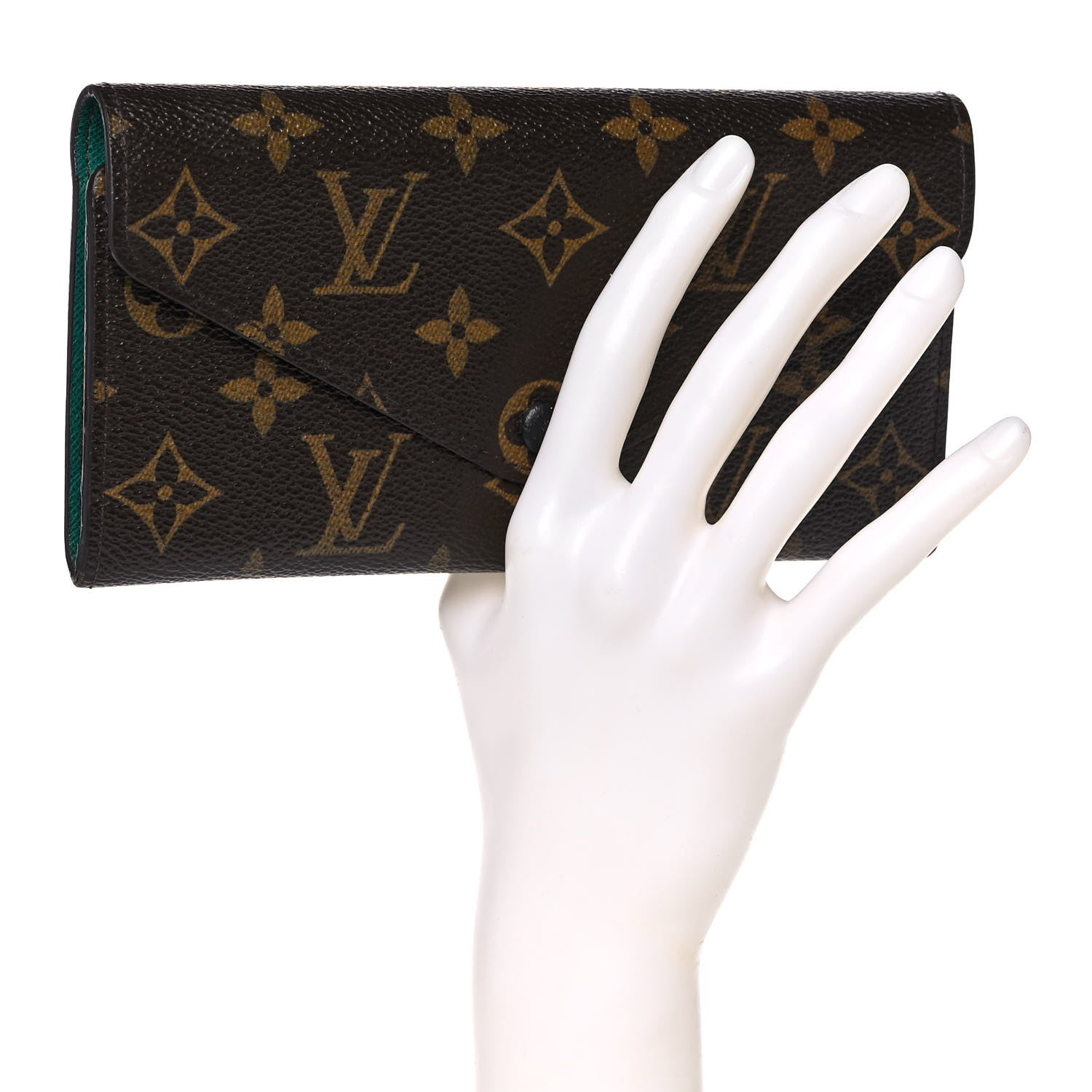 Louis Vuitton Monogram Josephine Wallet Vert 2 of 15