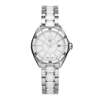 Tag Heuer Stainless Steel Ceramic 32mm Formula 1 Lady Quartz Watch White WBJ141AC 1 of 5