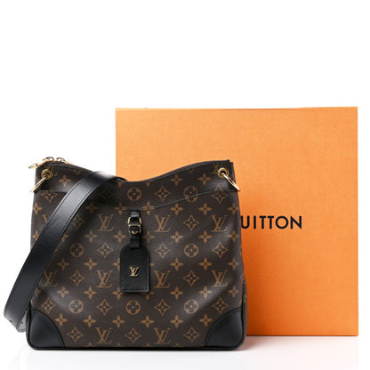 Louis Vuitton Monogram Odeon MM Black 12 of 12