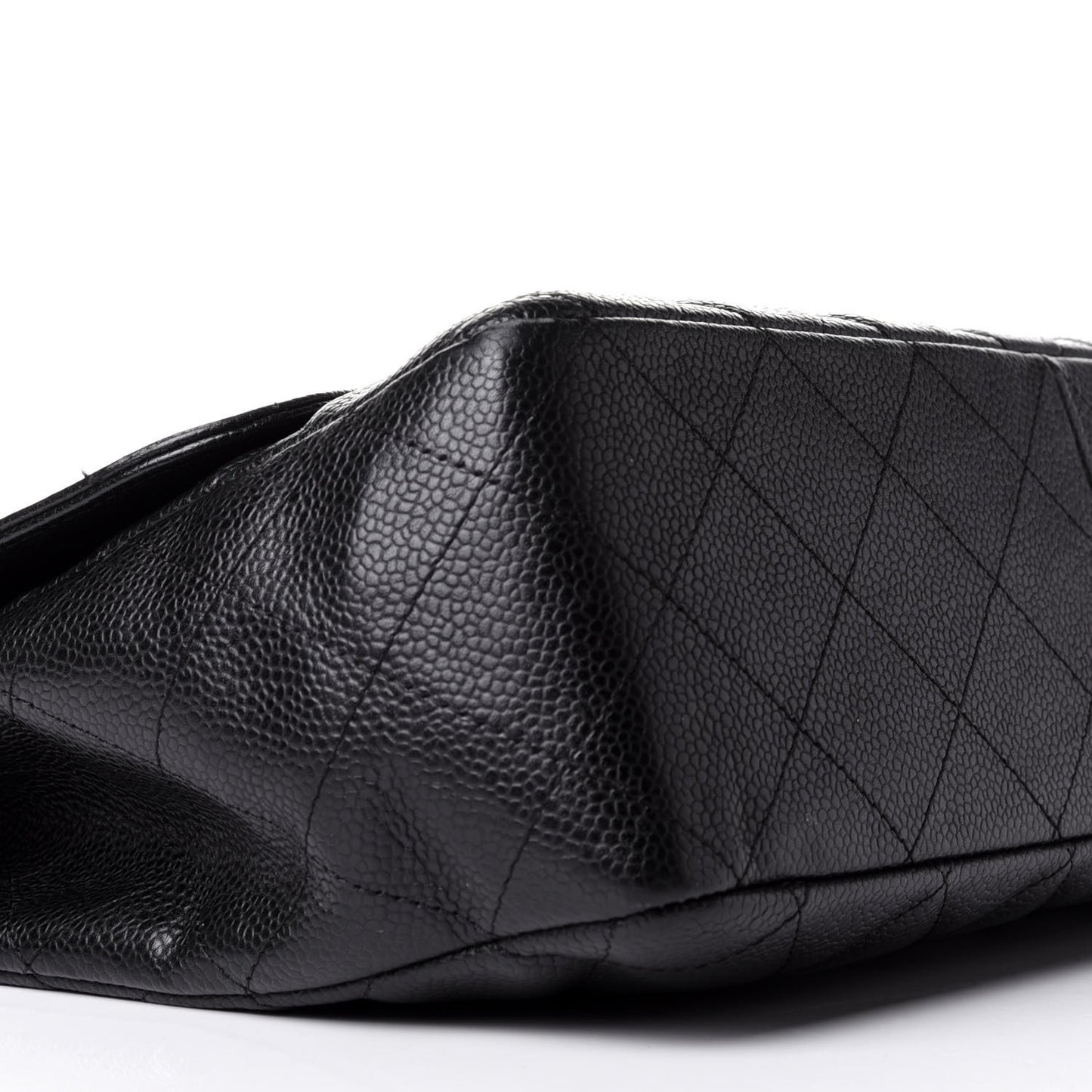 Caviar Quilted Jumbo Single Flap Black