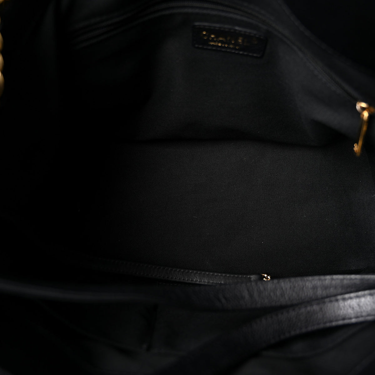 Chanel Caviar Quilted CC Timeless Soft Tote Black 5 of 10