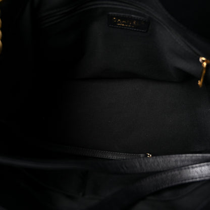 Chanel Caviar Quilted CC Timeless Soft Tote Black 5 of 10