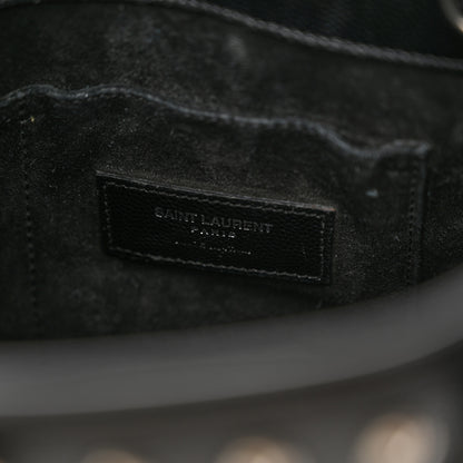 Saint Laurent SAINT LAURENT Calfskin Studded Nano Sac De Jour Black 6 of 18