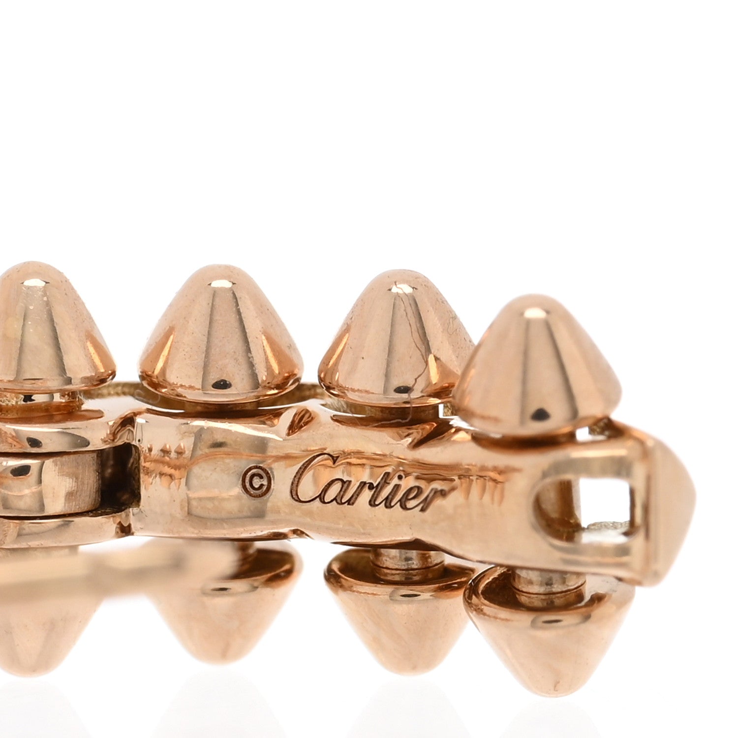 Cartier 18K Pink Gold Mini Clash de Cartier Earrings 4 of 4