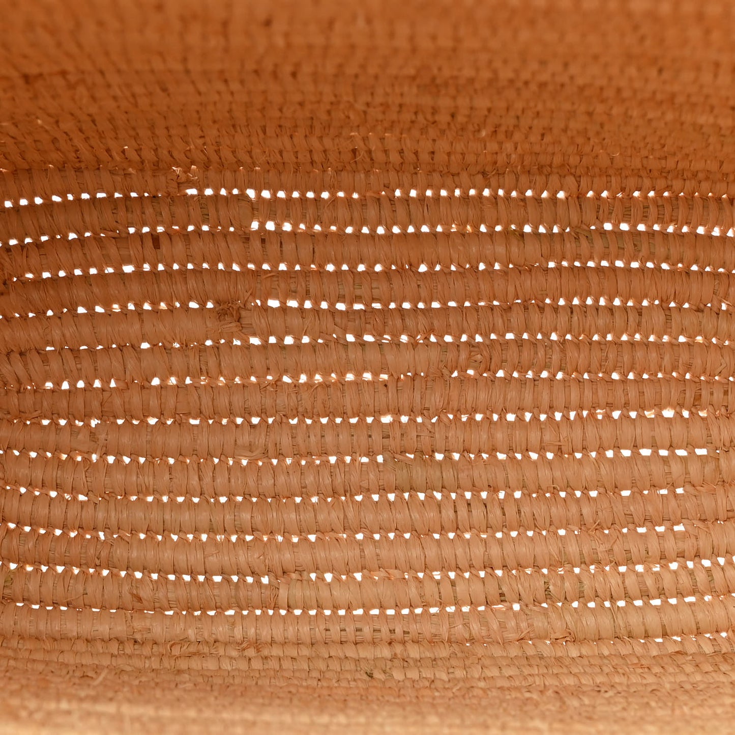 Raffia Small Square Basket Tote Bag Natural Tan