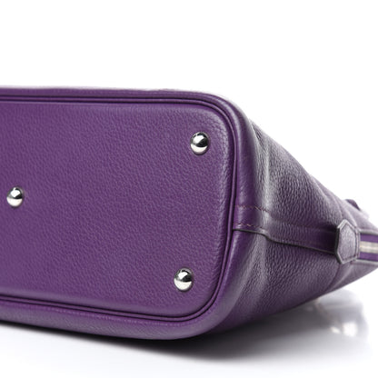 Hermes Taurillon Clemence Bolide 31 Ultraviolet 7 of 12