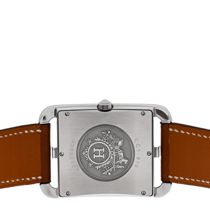 Hermes Stainless Steel Barenia 33mm Cape Cod Quartz Watch Fauve 4 of 6