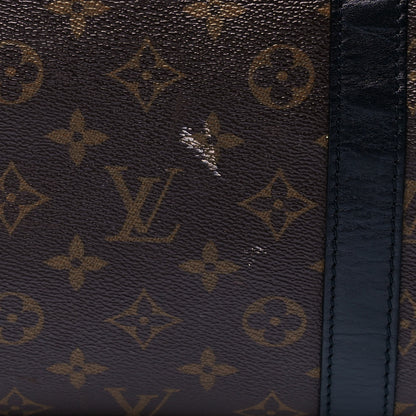 Louis Vuitton Monogram Macassar Keepall Bandouliere 55 10 of 11