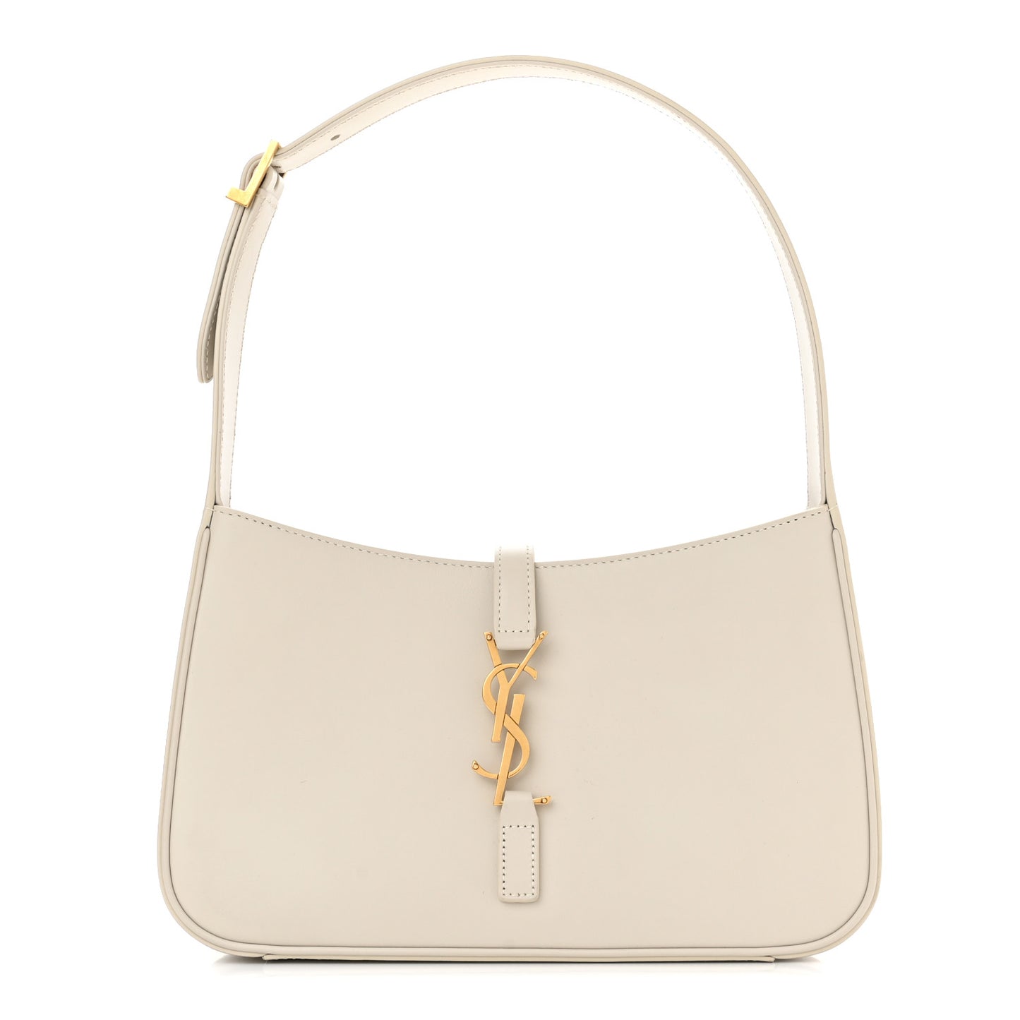 Smooth Calfskin Le 5 A 7 Hobo Blanc Vintage
