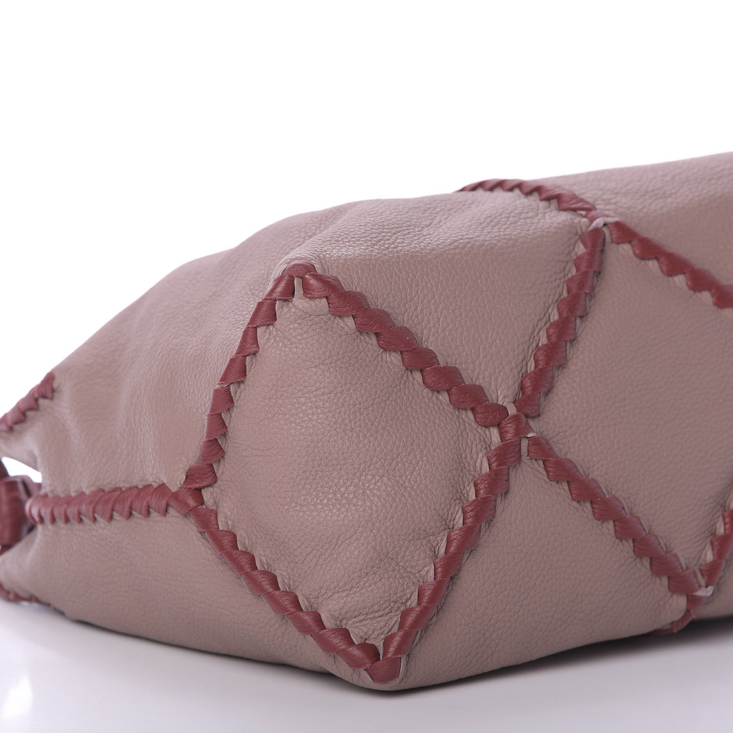 Cervo Lavato Deerskin Hobo Deco Rose Baccarra Rose