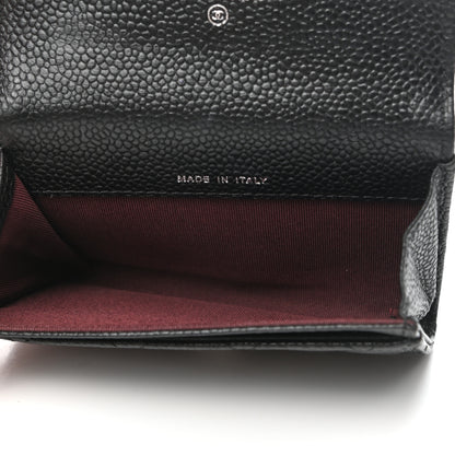 Chanel Caviar Quilted Flap Card Holder Black 5 of 11