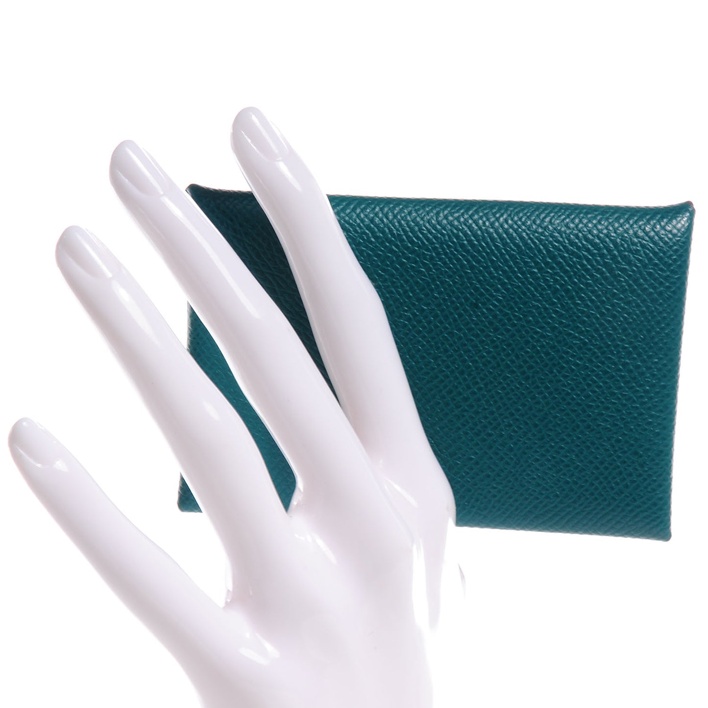 Epsom Calvi Card Case Malachite