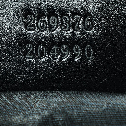 Gucci Imprime Monogram Medium Web 500 by Gucci Double Buckle Flap Messenger Bag Black 7 of 9