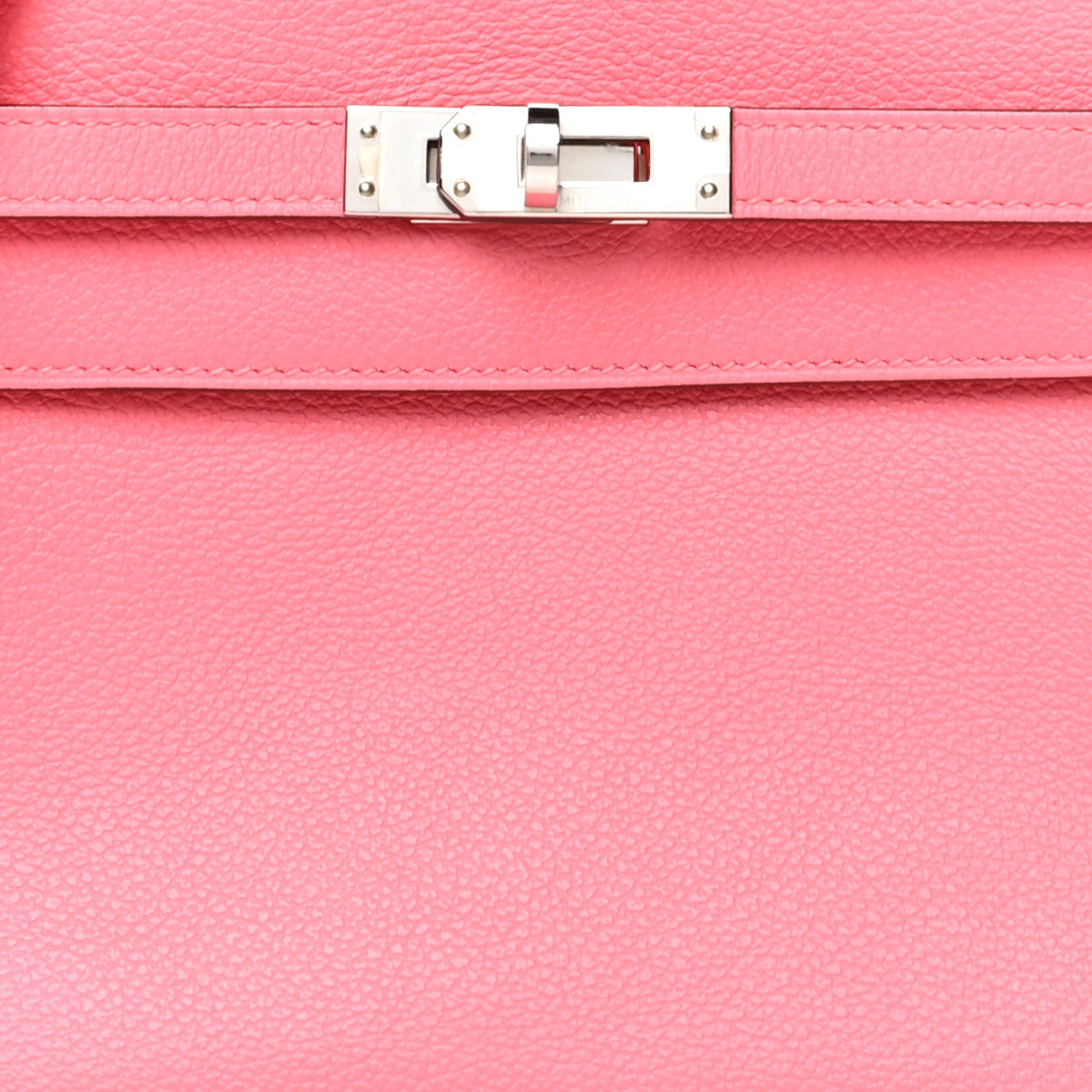 Hermes Evercolor Kelly Danse II Belt Bag Rose Azalee 8 of 12
