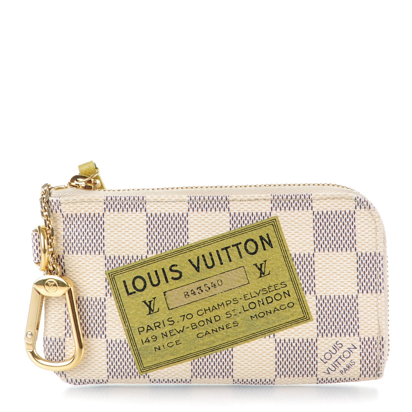 Damier Azur Complice Trunks and Bags Key Pouch