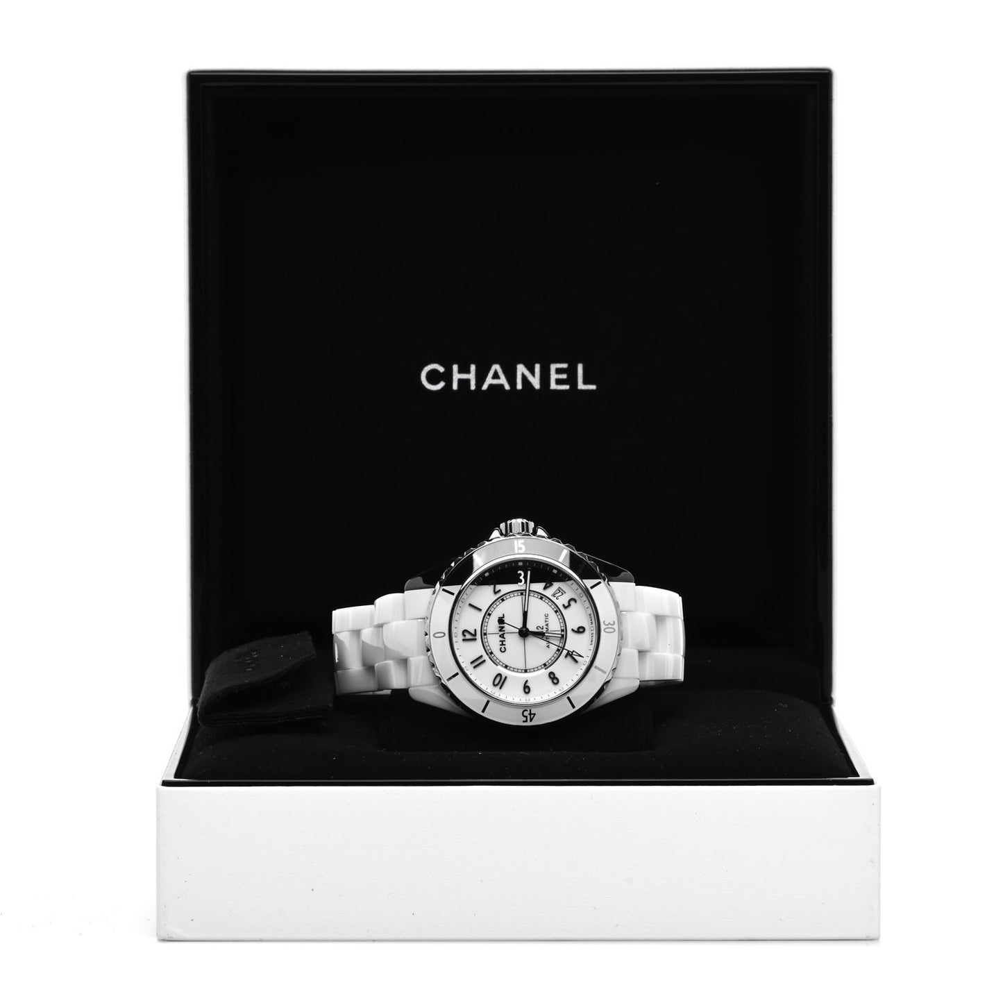 Stainless Steel Ceramic 38mm J12 Paradoxe Automatic Watch White