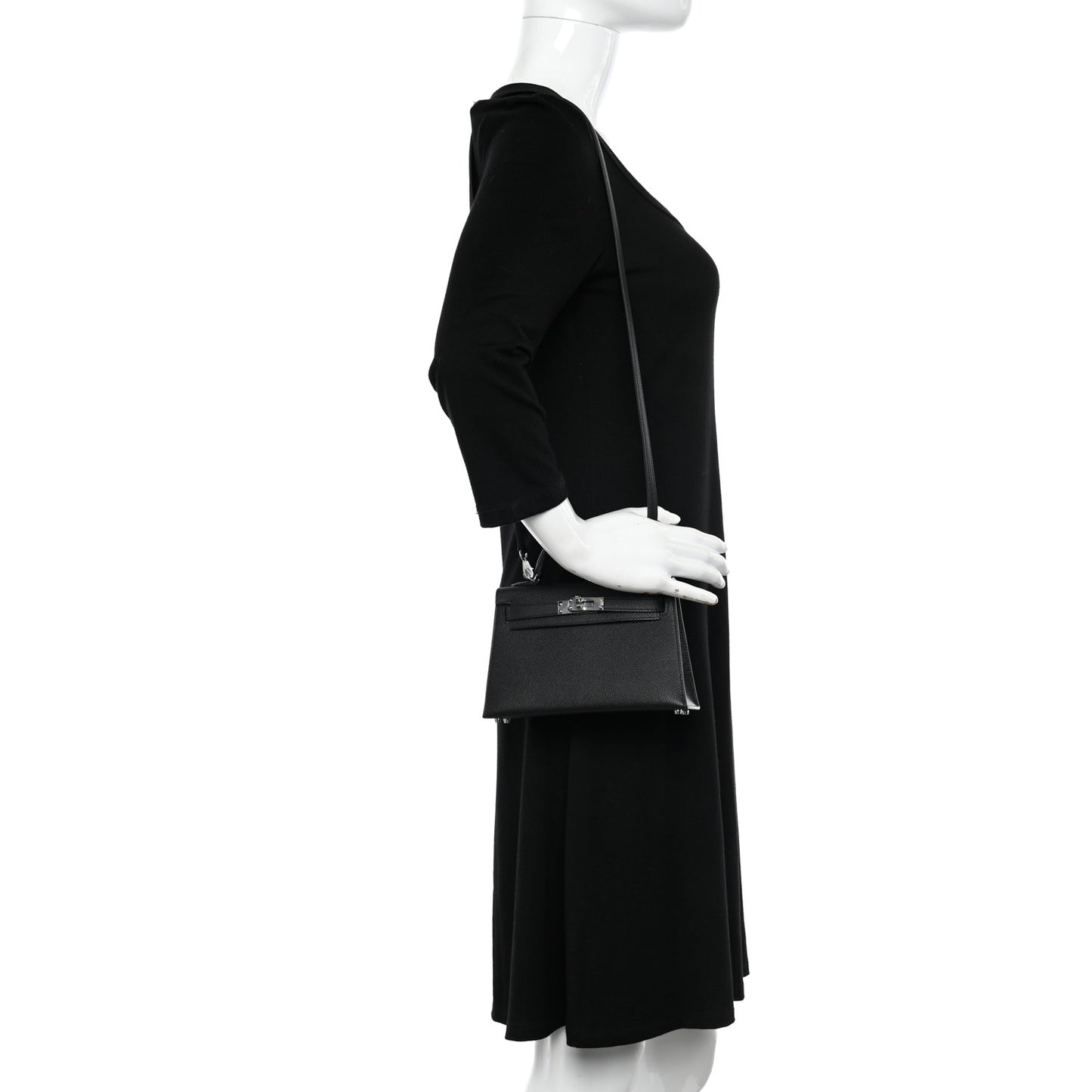 Epsom Mini Kelly Sellier 20 Black