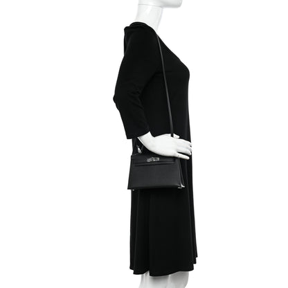 Hermes Epsom Mini Kelly Sellier 20 Black 2 of 11